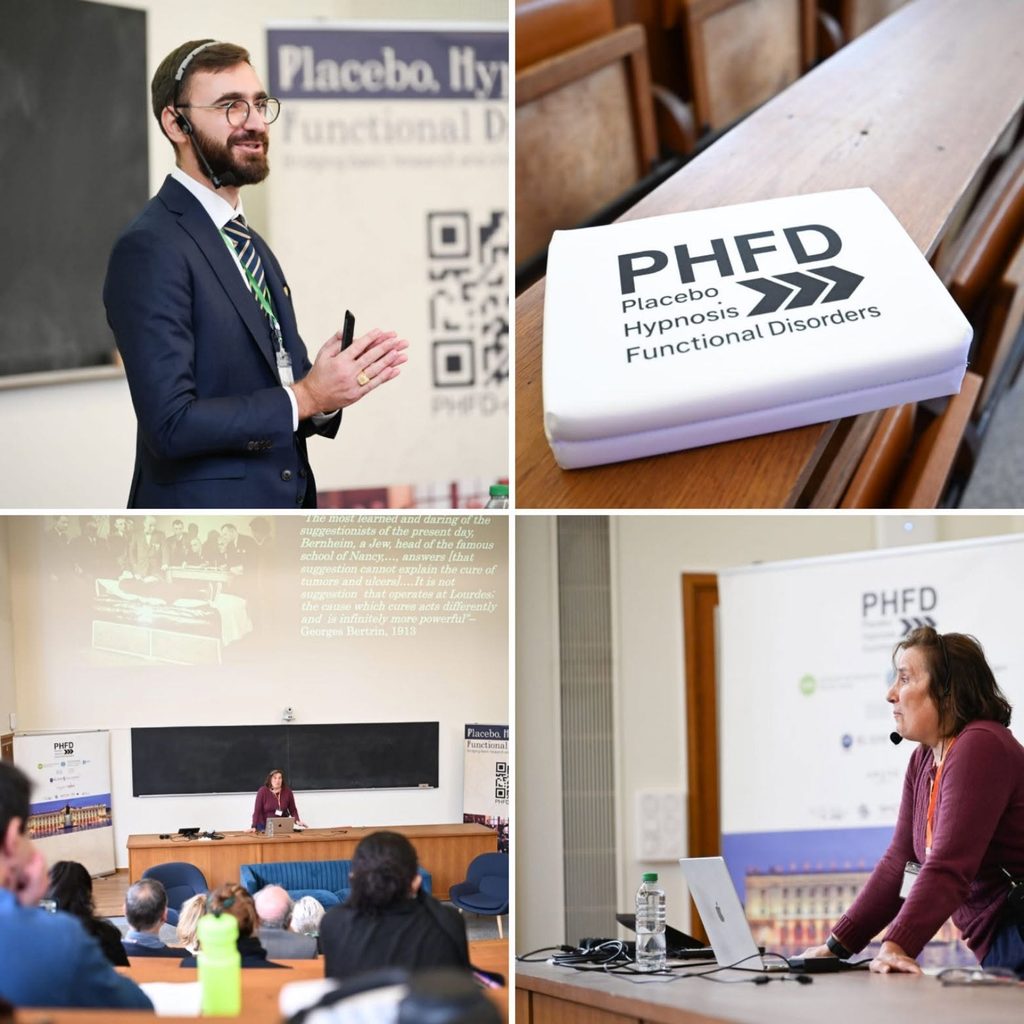 Ouverture du colloque PHFD à Nancy : interventions en amphithéâtre avec Clément Apelian et Anne Harrington, et documentation officielle de la conférence.